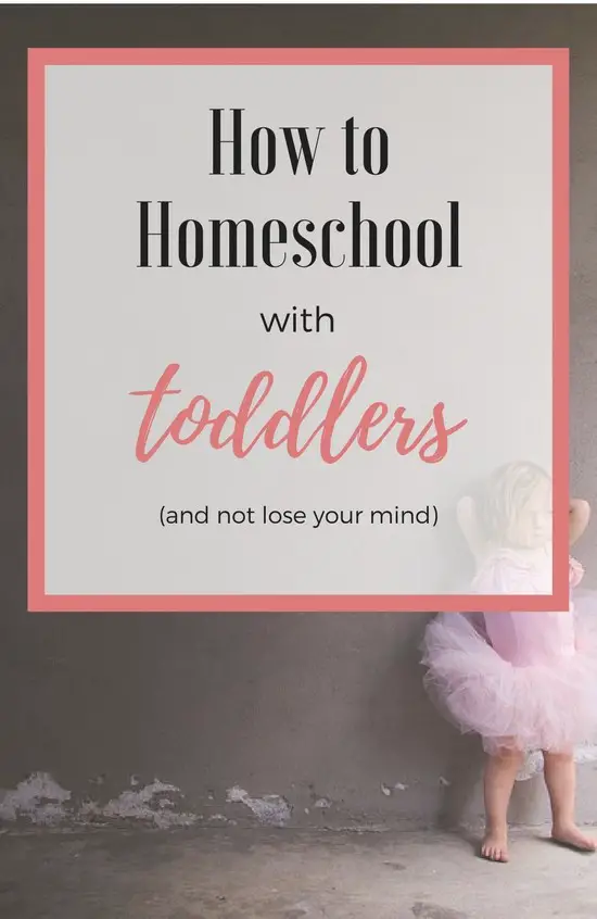 Learn simple strategies to homeschool with toddlers and preschoolers! Encourage creativity, family realtionships, and let go of perfectionism!