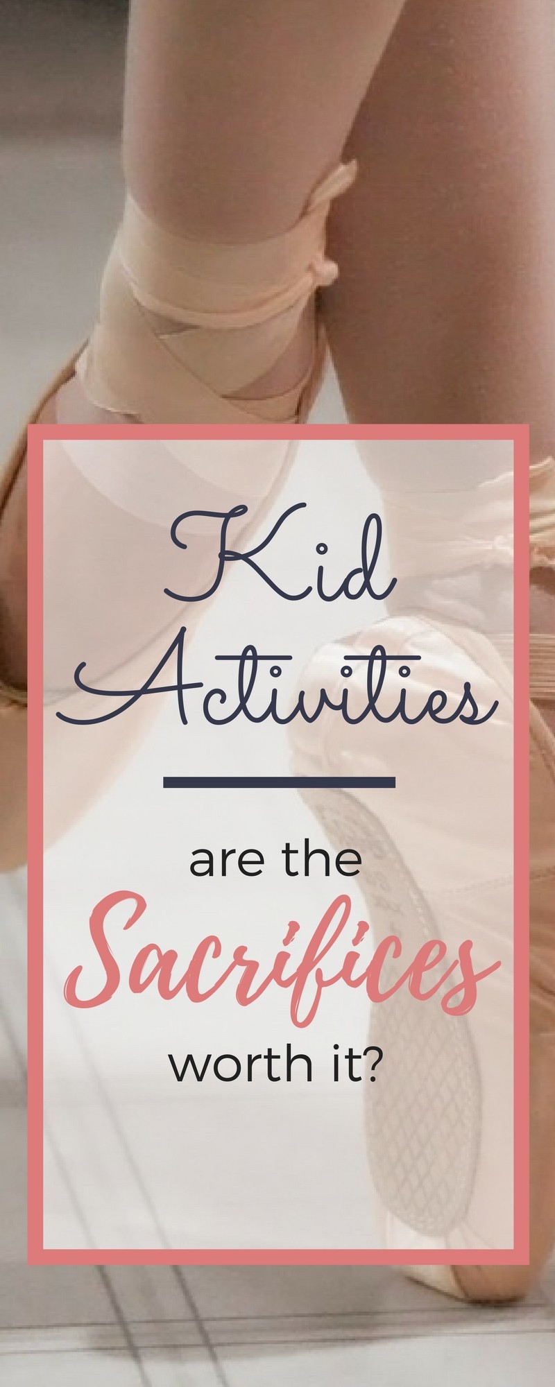 Kid Activities take time, energy, and money! Are the sacrifices worth it? At our house the benefits outweigh the sacrifices, but there's a fine line.