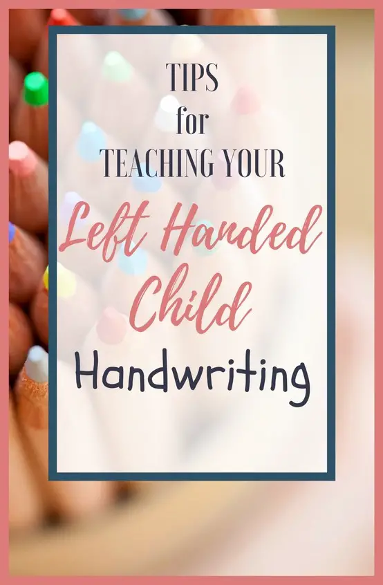 Teaching your left handed child handwriting can be challenging--especially if you are right handed! I have two left handed sons--here's what I've learned to help teach them handwriting!