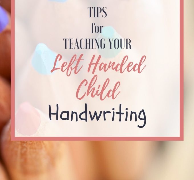Teaching your left handed child handwriting can be challenging--especially if you are right handed! I have two left handed sons--here's what I've learned to help teach them handwriting!