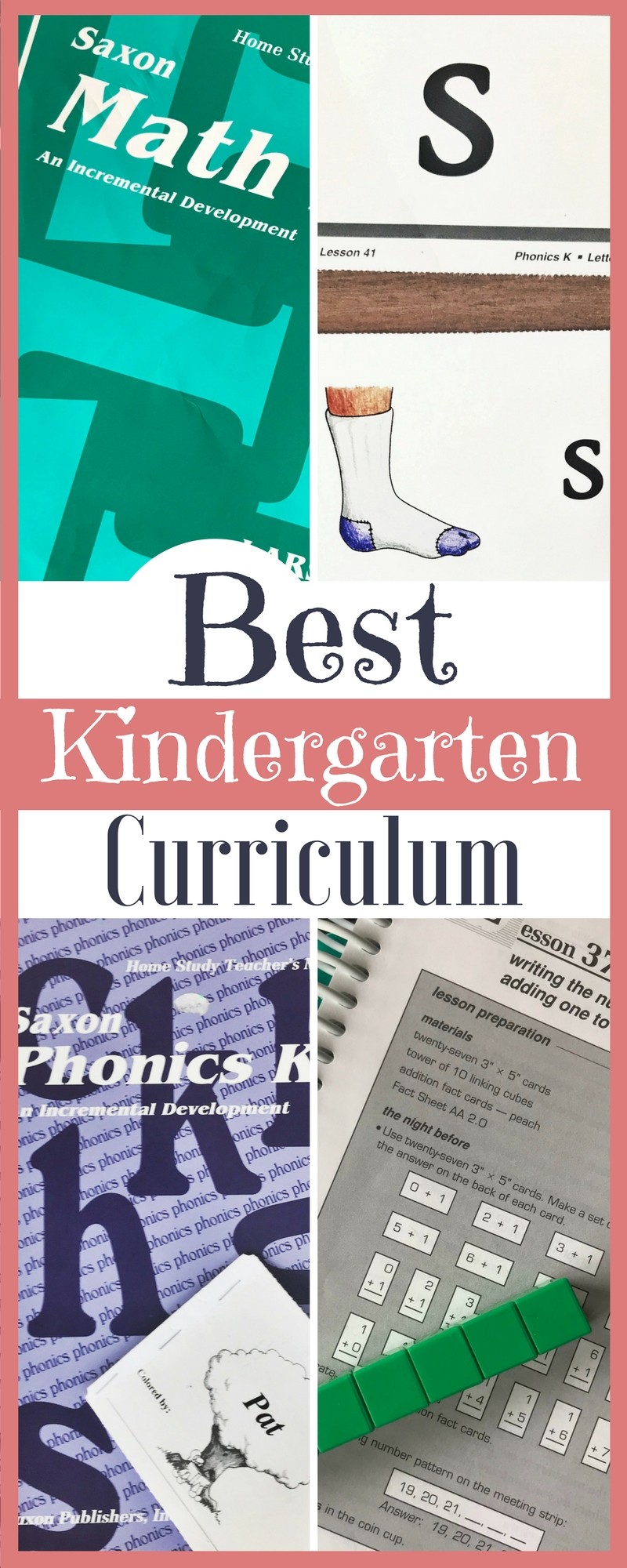 I'm sharing my favorite homeschool choices for the best curriculum for kindergarten! After homeschooling for 14 years and teaching four of my own children with these curriculum choices, I'm giving you tools for a simple and successful kindergarten year at home!