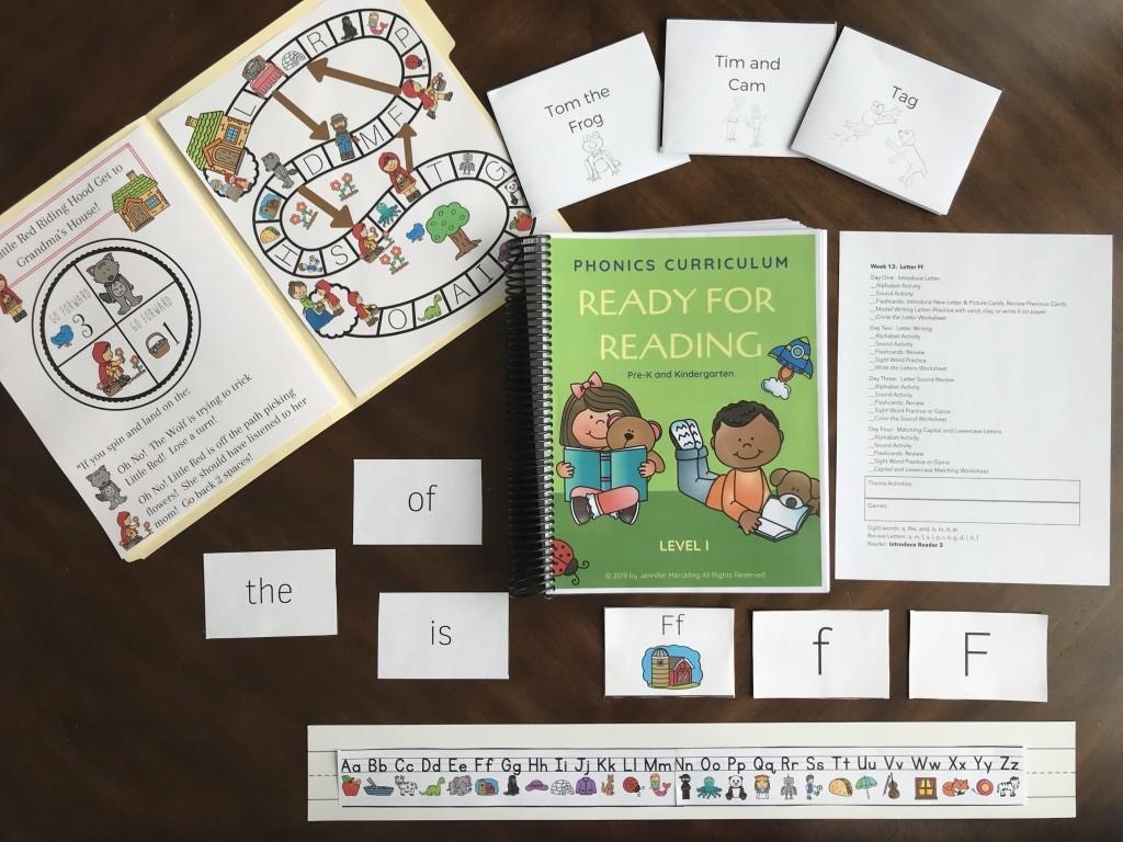 Best Kindergarten Curriculum--Ready for Reading Phonics Curriculum