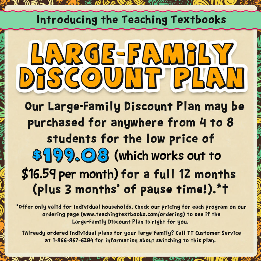 Teaching Textbooks has made such a positive impact on our homeschool! And the new Version 3.0 provides families with even more convenience and value!