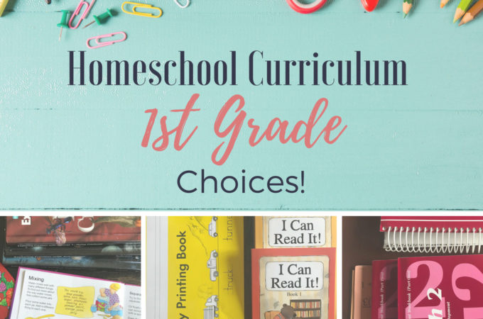 I love learning what curriculum other homeschool families are using with their kids! Here's a peek into what I'm using with with my 1st grade son (and why)!