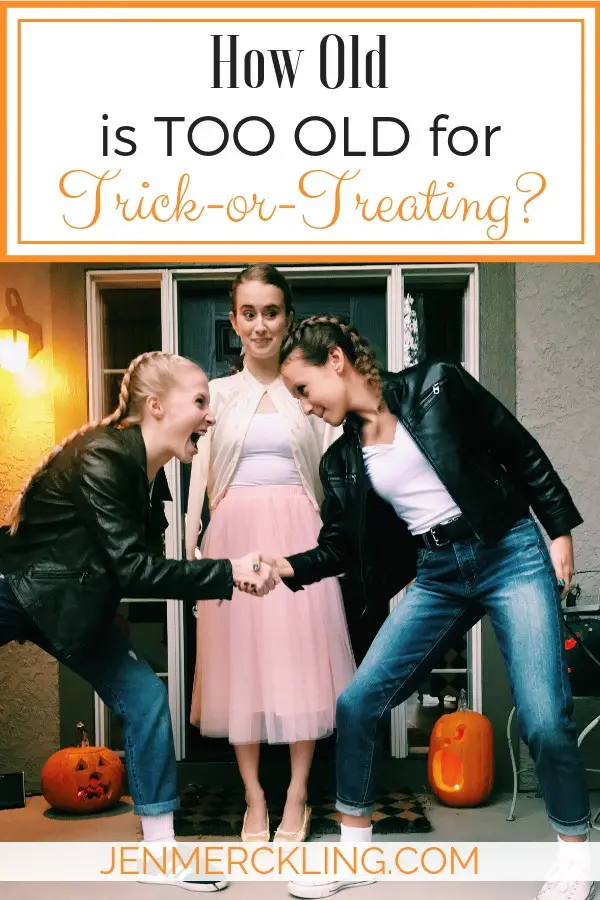 How old is too old for trick-or-treating? Here's why I let my teens go, and some thoughts about being kind to all trick-or-treaters this Halloween!
