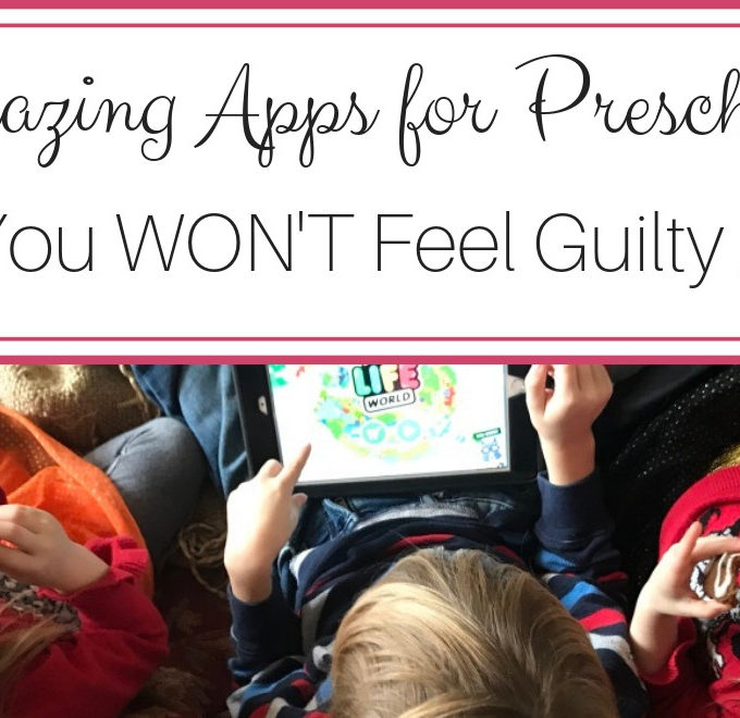 Here are 3 Amazing Apps for Preschoolers that seamlessly weave together open-ended play, preschool skills, and technology!
