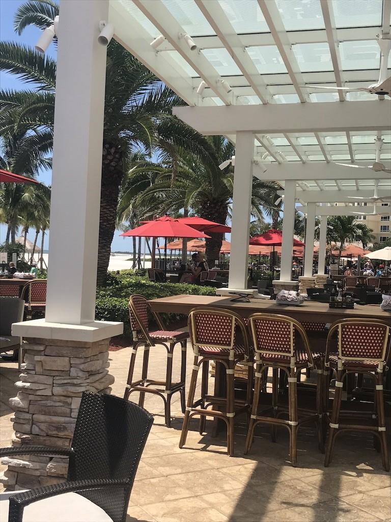 Pazzi's Outdoor Patio Seating at the JW Marriott Marco Island