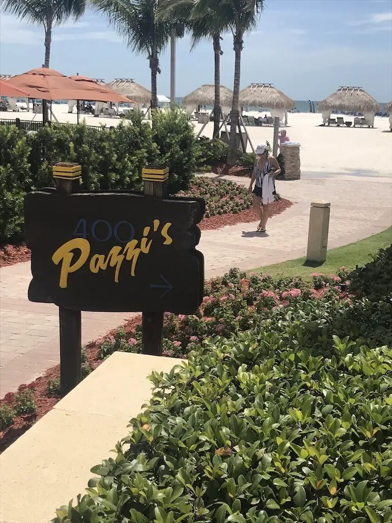 Entrance to 400 Pazzi's at the JW Marriott Marco Island Beach Resort