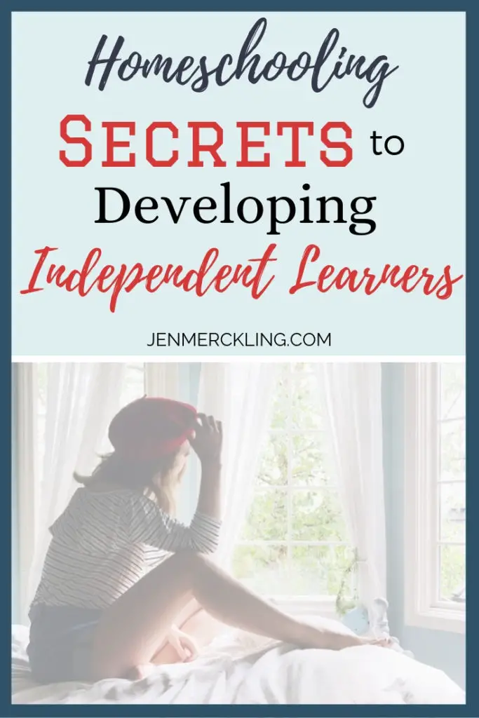 Homeschooling Secrets to Developing Independent Learners with independent teen looking out window