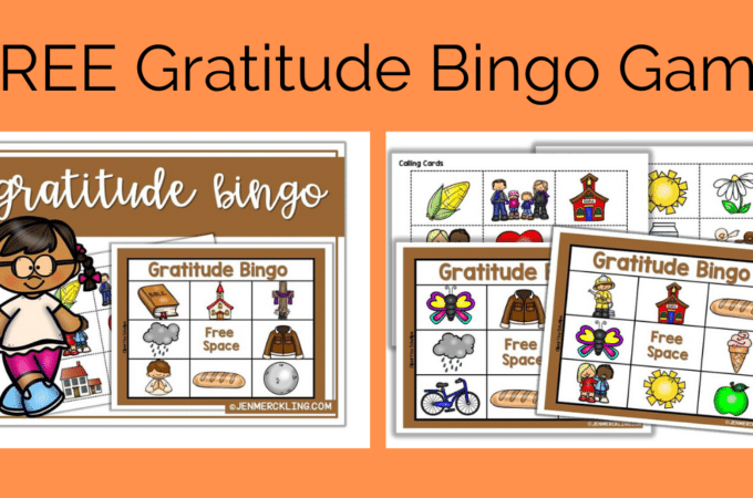 Get ready for Thanksgiving with this super sweet Gratitude Bingo Game! Help your little ones build the habit of gratitude and thankfulness!