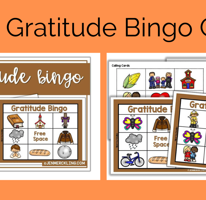 Get ready for Thanksgiving with this super sweet Gratitude Bingo Game! Help your little ones build the habit of gratitude and thankfulness!